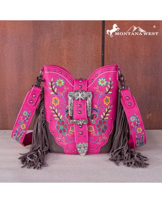 MW1252-8573 HPK Montana West Buckle Collection Crossbody