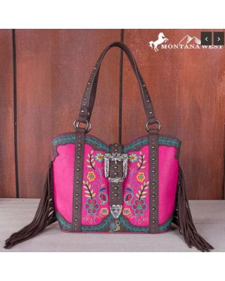 MW1252G-8005 HPK Montana West Buckle Collection Concealed Carry Tote