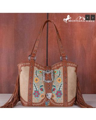 MW1252G-8005 TN Montana West Buckle Collection Concealed Carry Tote
