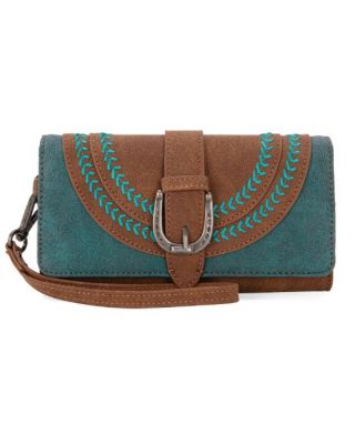 MW1289-W018 BR Montana West Buckle Collection Wallet