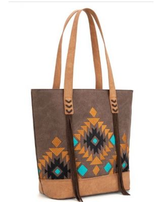 MW1312G-8317 CF Montana West Embroidered Collection Tote
