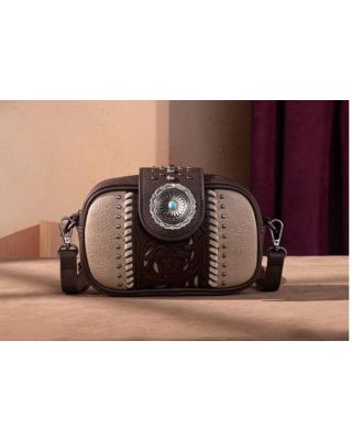 MW1322-8365 CF Montana West Tooled Collection Crossbody