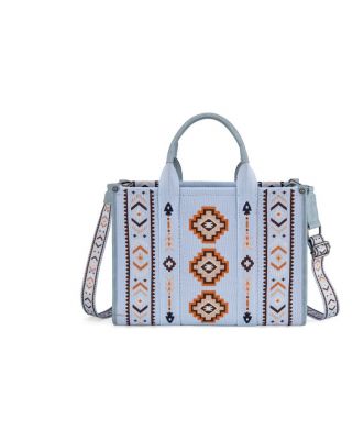 MW1333-8113 JN Montana West Aztec Retro Arrows Dual Sided Print Large Tote