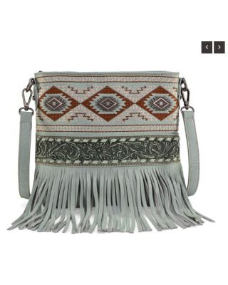 MW1330G-9360 LGN Montana West Tooled/Embroidered Collection Concealed Carry Crossbody