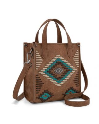 MW1332-160 BR Montana West Aztec Collection Crossbody