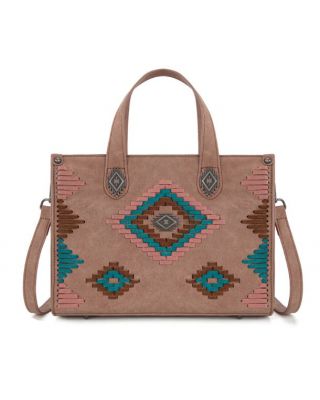 MW1332-8322 PK Montana West Aztec Collection Tote/Crossbody