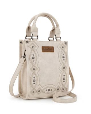 MW1334-1831 BG Montana West Embroidered Aztec Small Tote/Crossbody