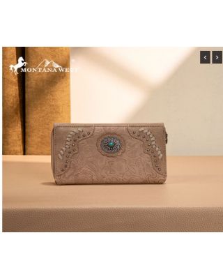 MW1335-W010 TN Montana West Embossed Collection Wallet