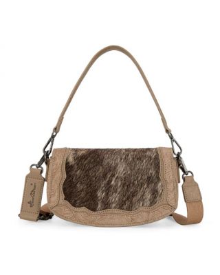 MW1336-8633 TN Montana West Hair-On Cowhide Mini Shoulder Bag