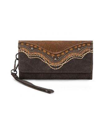 MW1340-W002CF Montana West Embossed Collection Wallet