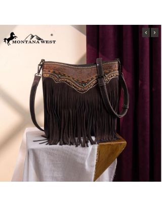 MW1340G-9360CF Montana West Fringe Collection Crossbody