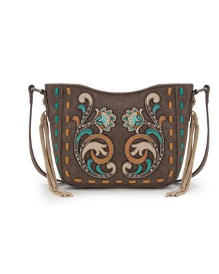 MW1348-8360 CF Montana West Embroidered Crossbody