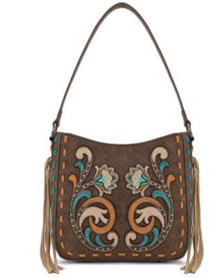 MW1348-918 CF Montana West Embroidered Hobo Bag