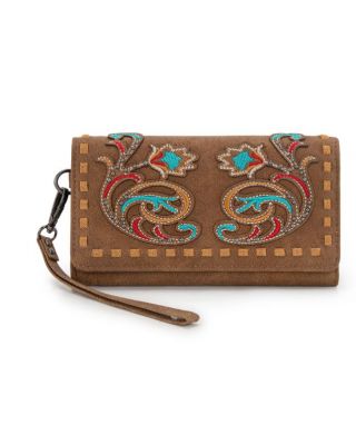 MW1348-W002 BR Montana West Embroidered Collection Wallet