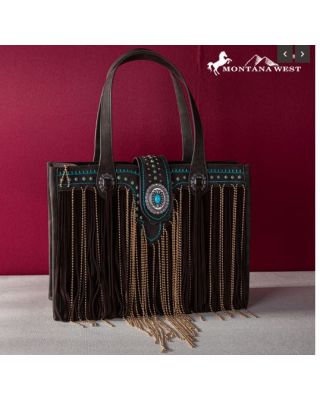 MWF1047G-8119 CF  Montana West Fringe Collection Concealed Carry Tote