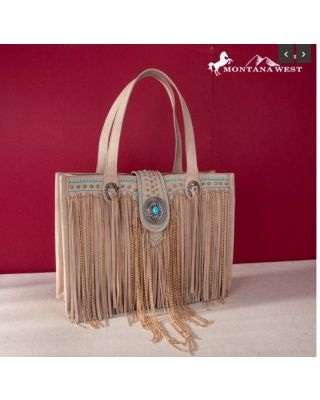 MWF1047G-8119 TN  Montana West Fringe Collection Concealed Carry Tote