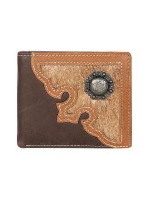 MWS-W025 CF Genuine Hair-On Leather Collection Men's Wallet