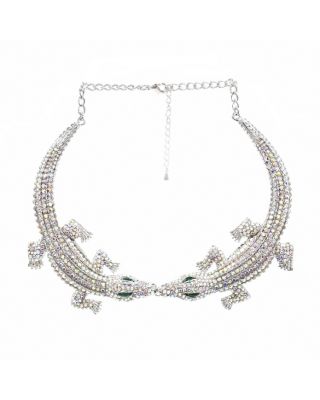 N-01010-3AB ALLIGATOR NECKLACE