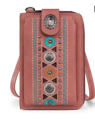 PHD-2116 HPK American Bling Bling Studded Phone Wallet