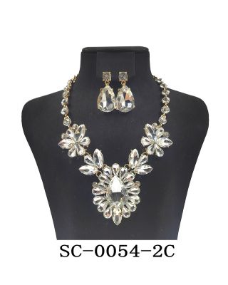 SC-0054 2C CLGD NECKLACE SET