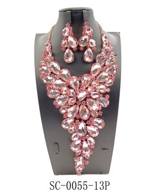 SC-0055 13P ROSE GOLD NECKLACE SET