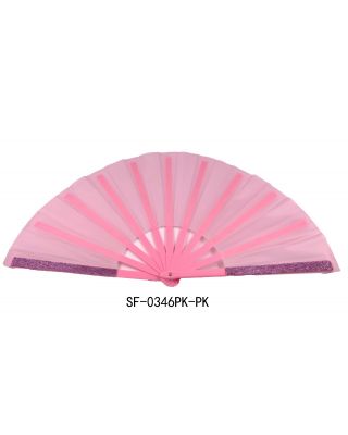 SF-0346PK PK FANRHINESTONE BK CLEAR