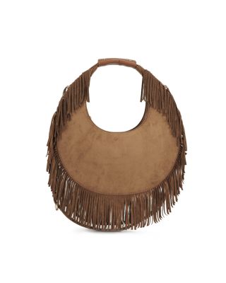 SJ30109CA SAUDADE FRINGE HOBO BAG