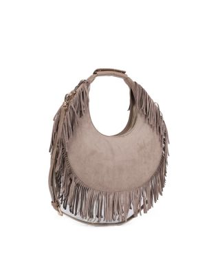 SJ30109TP SAUDADE FRINGE HOBO BAG