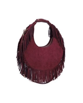 SJ30109WN SAUDADE FRINGE HOBO BAG