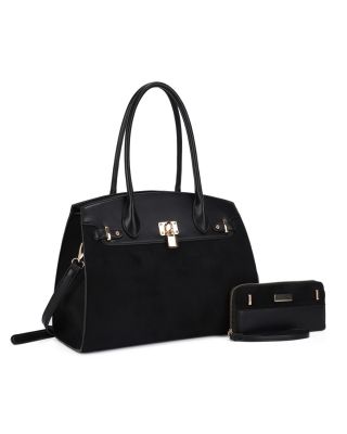 SJ60111BK SET SAUDADE SATCHEL BAG WITH WALLET