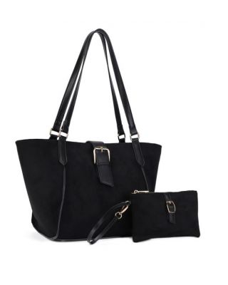 SJ60118BK SET SAUDADE  SATCHEL BAG WITH WALLET