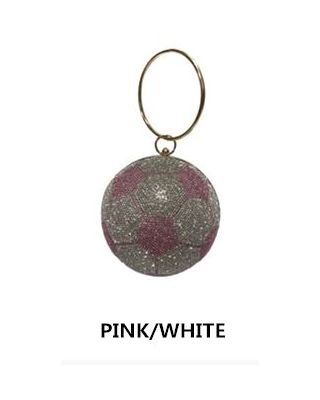 6680PINK/WHITE SOCCER BALL