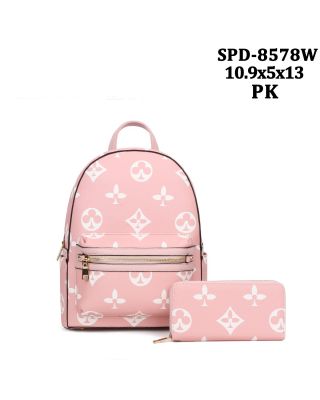 SPD-8578W PK BACKPACK WITH WALLET