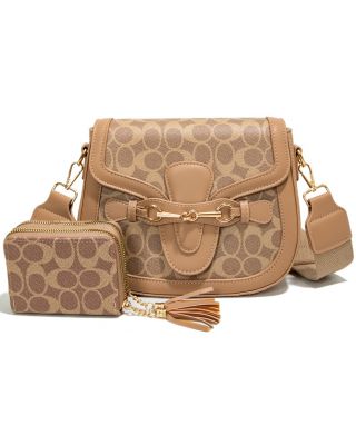 CC25521-M2 ST CROSSBODY HANDBAG WITH WALLET