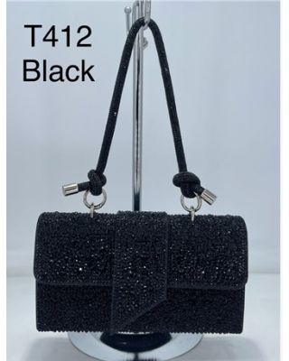 T412 BK EVENNING BAG