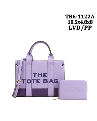 TB6-1122A LVD/PP THE TOTE BAG WITH WALLET