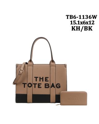 TB6-1122A KH/D THE TOTE BAG WITH WALLET