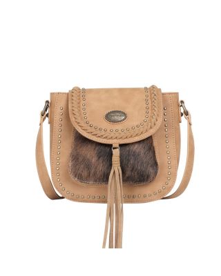 TR128-8360 TN Trinity Ranch Hair-On Collection Crossbody Bag