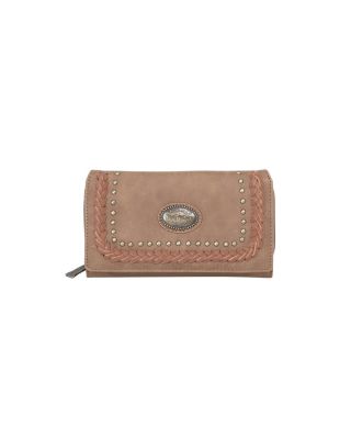 TR128-W010 BR Trinity Ranch Secretary Style Wallet