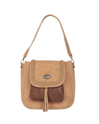 TR128G-918 TN Trinity Ranch Hair-On Leather Collection Concealed Handgun Hobo