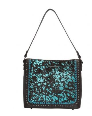 TR135G-918 CF Trinity Ranch Hair-On Cowhide Collection Concealed Carry Hobo