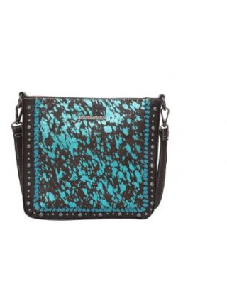 TR153G-9360 CF Trinity Ranch Hair-On Cowhide Collection Concealed Carry Crossbody Bag