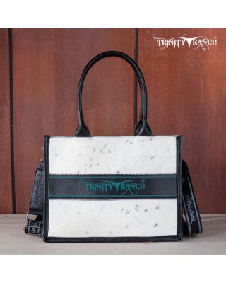 TR170G-8119S  BK Trinity Ranch Hair On Cowhide Concealed Carry TotE