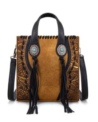 TR192-1605 LBR Trinity Ranch Concho Collection Mini Tote/Crossbody