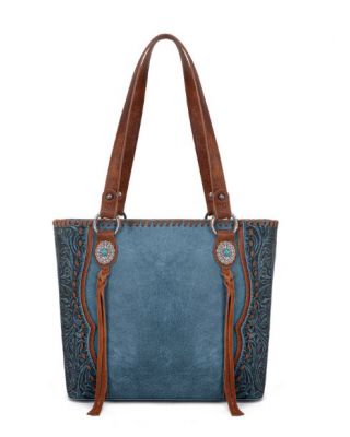 TR192G-8317 JN Trinity Ranch Concho Collection Concealed Carry Tote