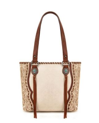 TR192G-8317 TN Trinity Ranch Concho Collection Concealed Carry Tote