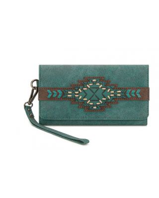 TR196-W018 TQ Trinity Ranch Aztec Collection Wallet
