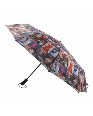 UMB002-MT Magazine Cover Collage Auto Umbrella
