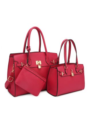 US-30067A SET FU DESIGNER 2 BAGS WITH COIN BAG