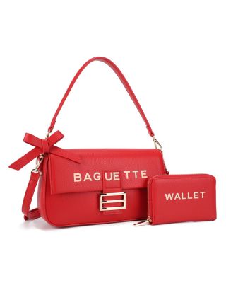 UW-20743SET RD BAG UETTE CROSS BODY BAG WITH WALLET